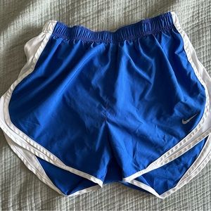 Blue Nike shorts. Size medium.